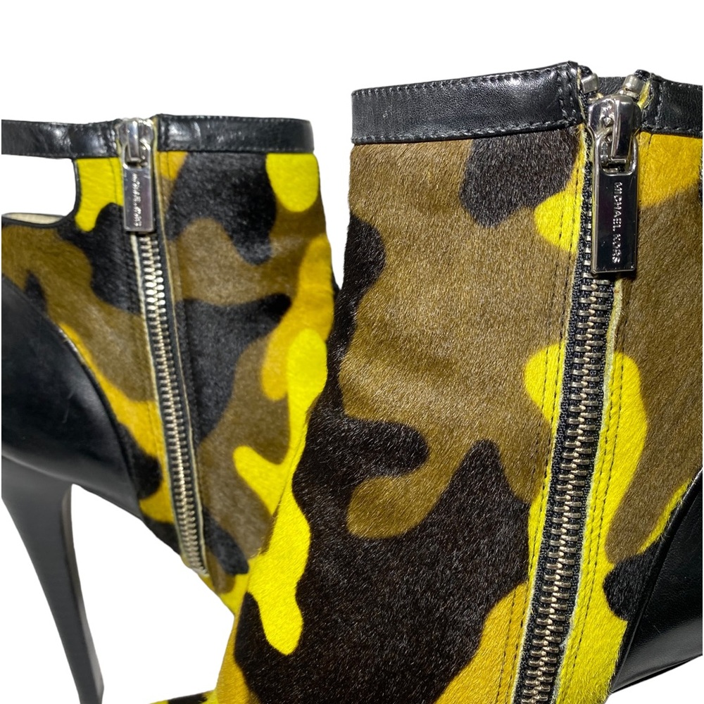 Michael Kors Kendra Camouflage Calf Hair Stiletto heels size 10 GUC - Picture 8 of 9